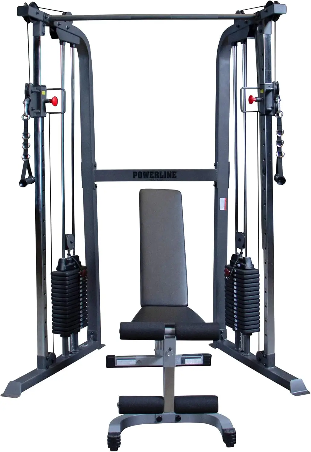 Crossover Exercise Machine for Home & Commercial Gym, Functional Training Center with Dual Weights St