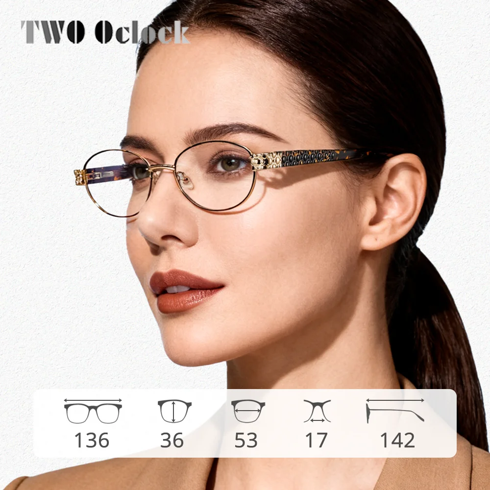 

Chic Fashion Blue Light Blocking Glasses Women Gold Wide Temple Oval Frame Retro Optical Glasses Anti Radiation Original Design