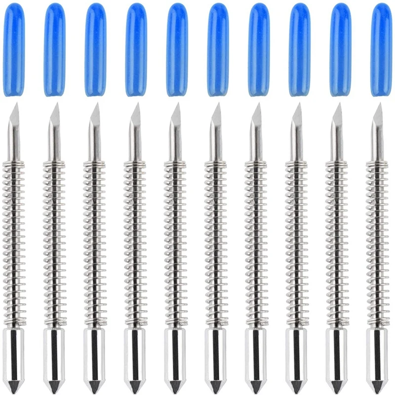 그라프텍 CB09 실루엣 카메오 크래프트로보 비닐 커터 블레이드, 30 도, 45/60 도 커팅 블레이드, CB09U 나이프, 30 개