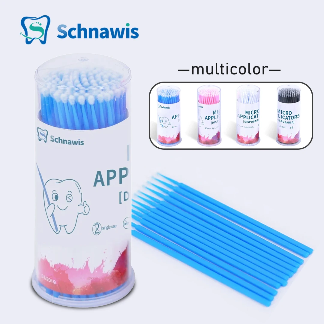 100Pcs/Box Dental Disposable Micro Brushes Applicators Micro Brush Dentistry Odontologia Extension Tool dentista  Accessories