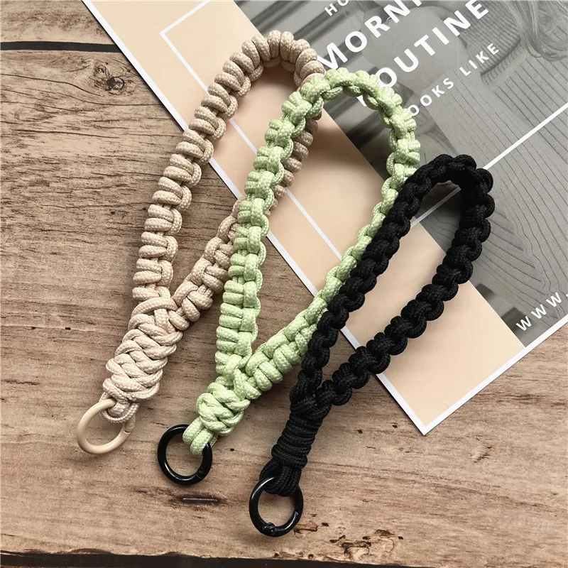 

Плетеный наручный ремешок для телефона, наружный браслет, телефонная цепочка, аксессуары для сотового телефона, ремешок для камеры