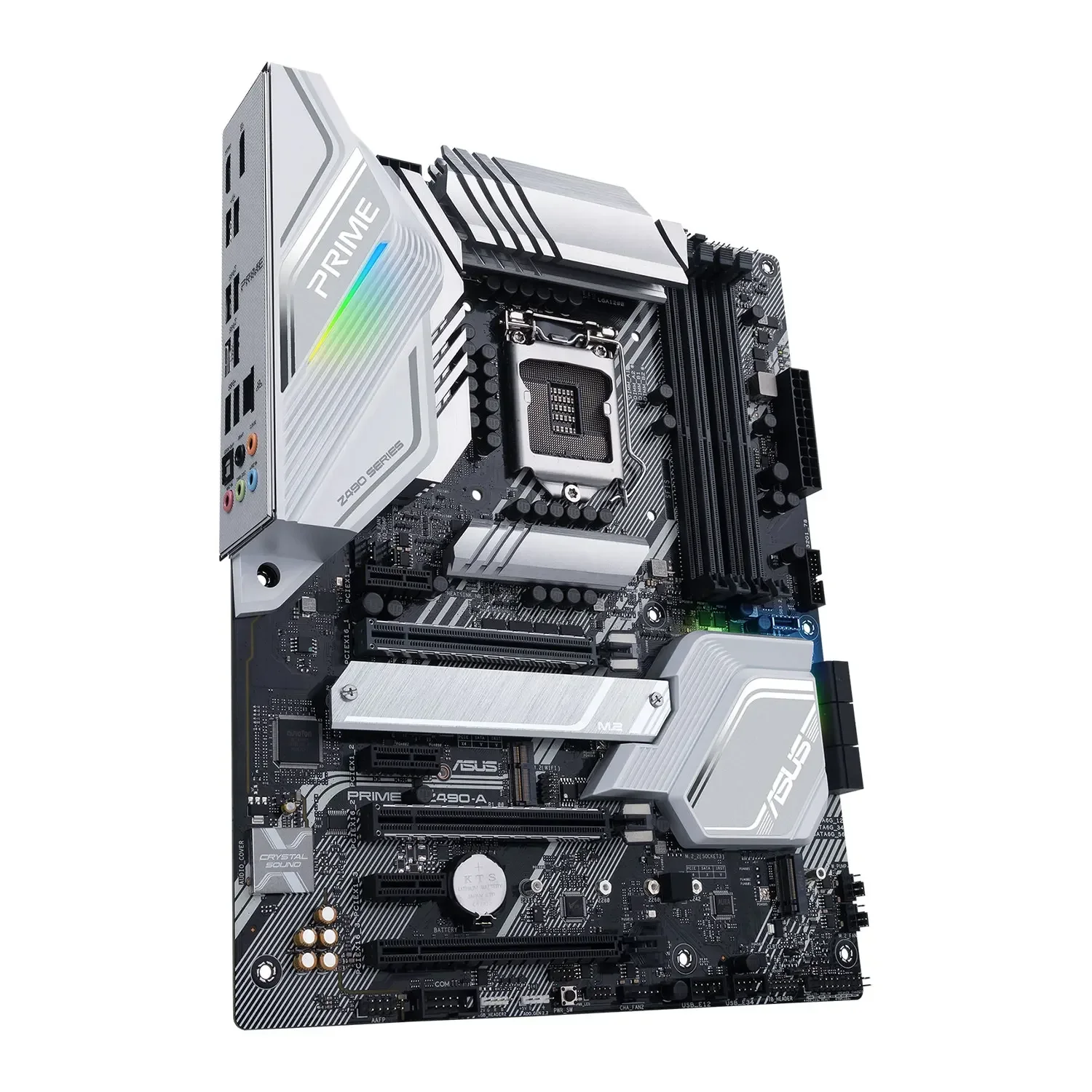 Asus ROG STRIX Z490-A GAMNG motherboard supports 10/11th generation Intel CPU, DDR4 quad slot, dual M.2