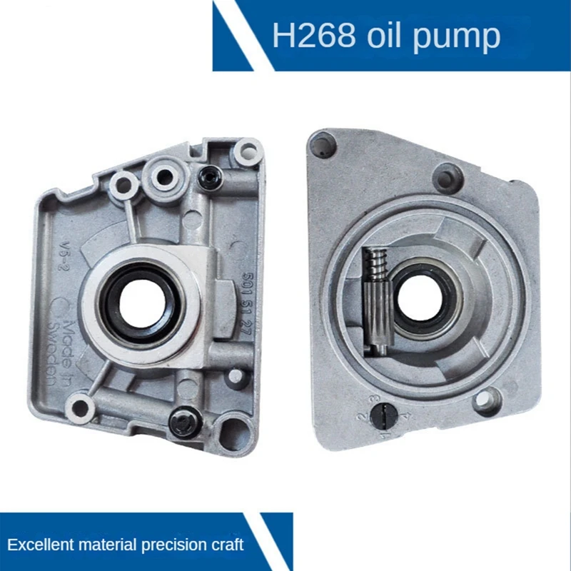 1 Piece H268 Oil Pump H268 Oil Saw Oil Pump H268 Oil Pump Assembly Metal Oil Pump