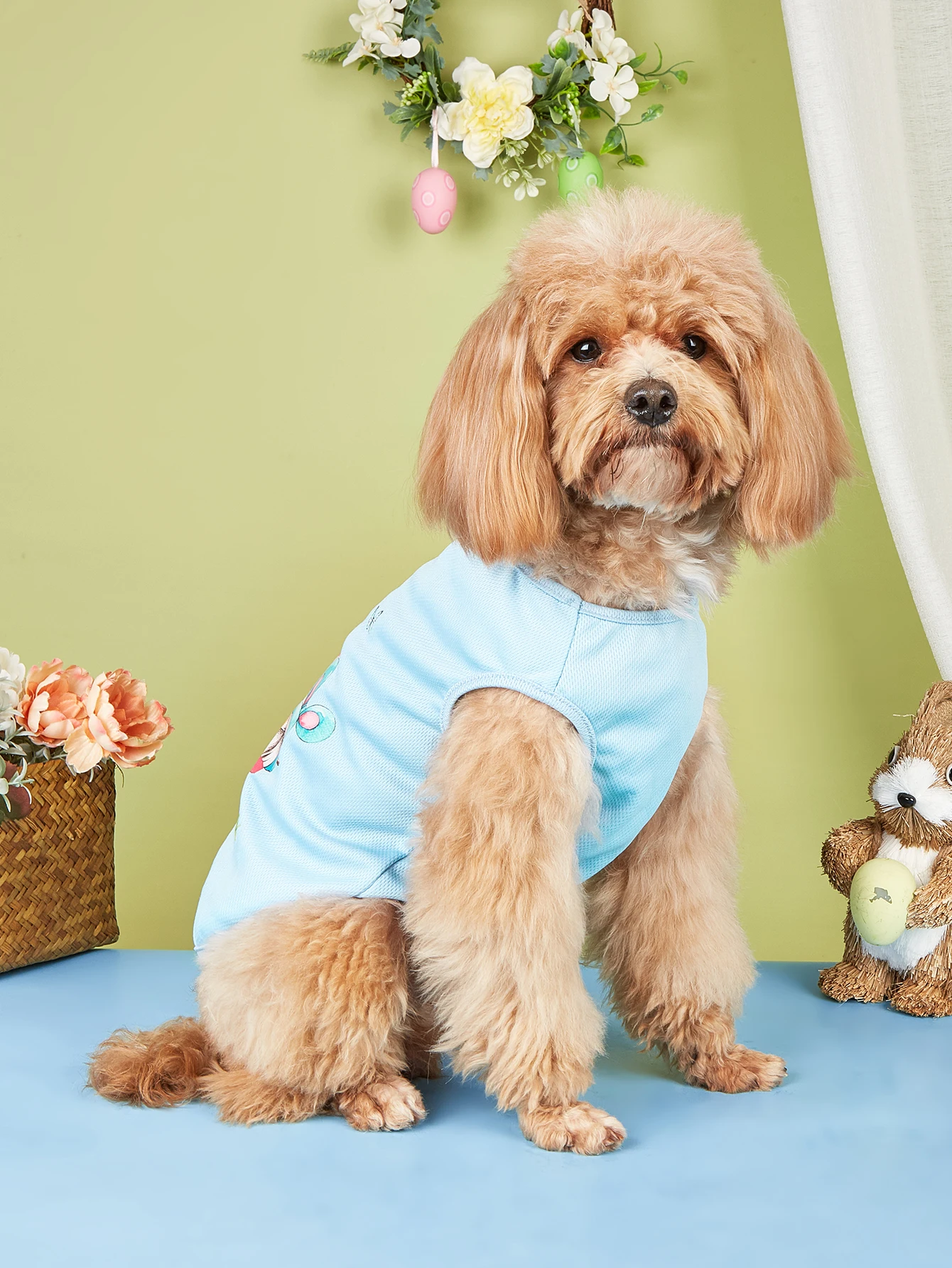 Easter Dog Vest Everyday Dog Hoodie and Holiday  Pet T-shirt for Puppy and Cats