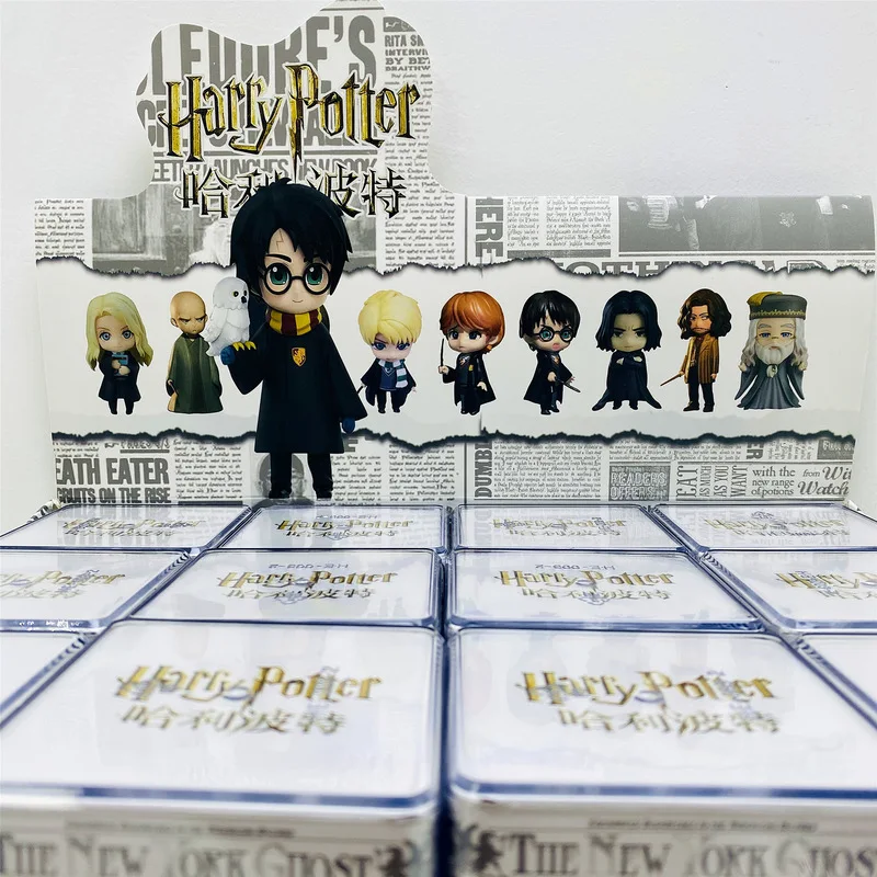 New 12pcs Harry Potter Mystery Blind Box Cartoon Doll Action Figure Ornaments Collectible Kid Toy Birthday Christmas Boy Gift