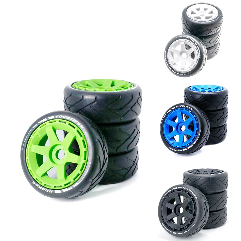 

103Mm 1/8 Scale RC Off Road Buggy Tires Wheel 17Mm Hex For HPI WR8 HSP Hobao ARRMA Redcat Team Losi Kyosho VRX