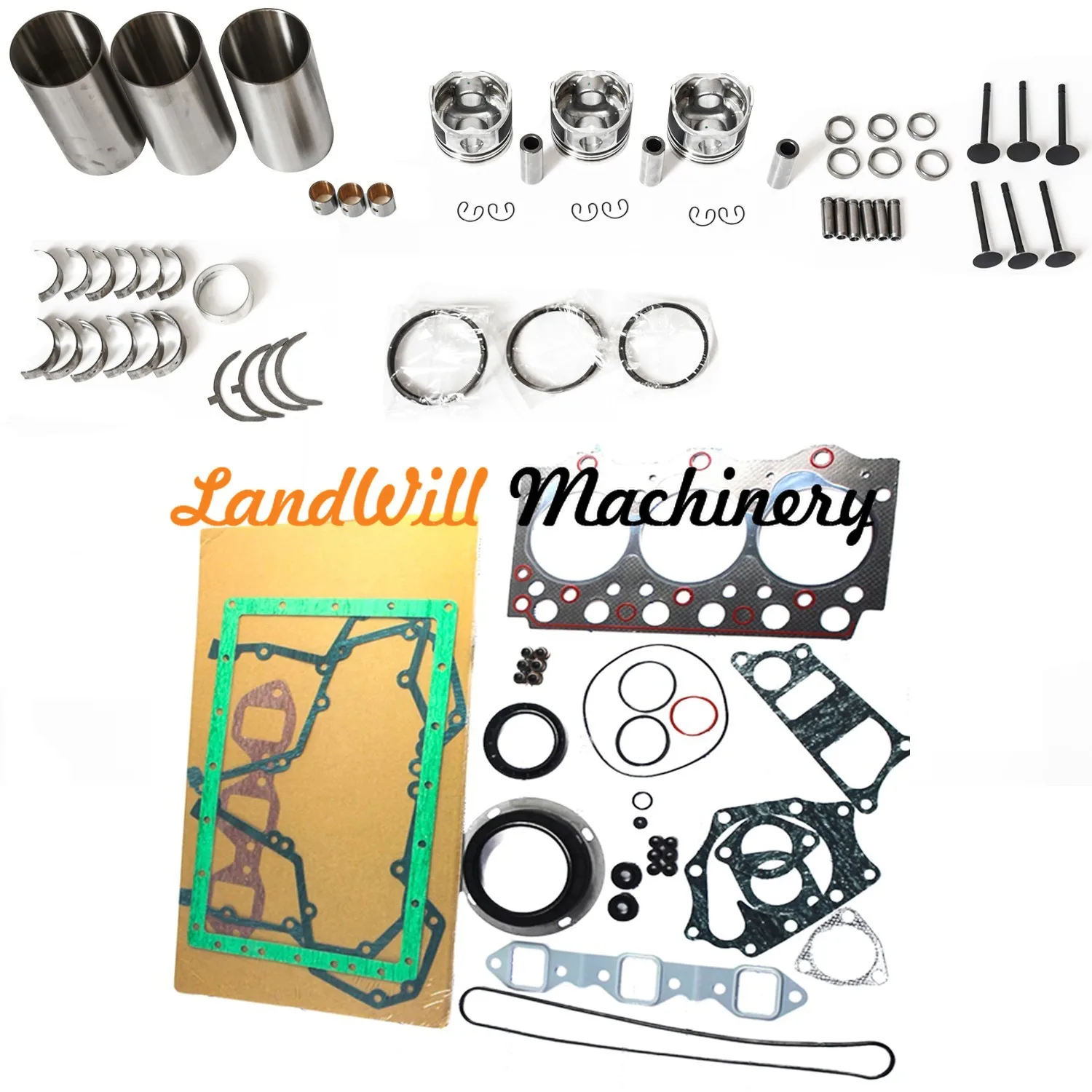 Overhaul Rebuild Kit Fits For Komatsu 3D95S Engine