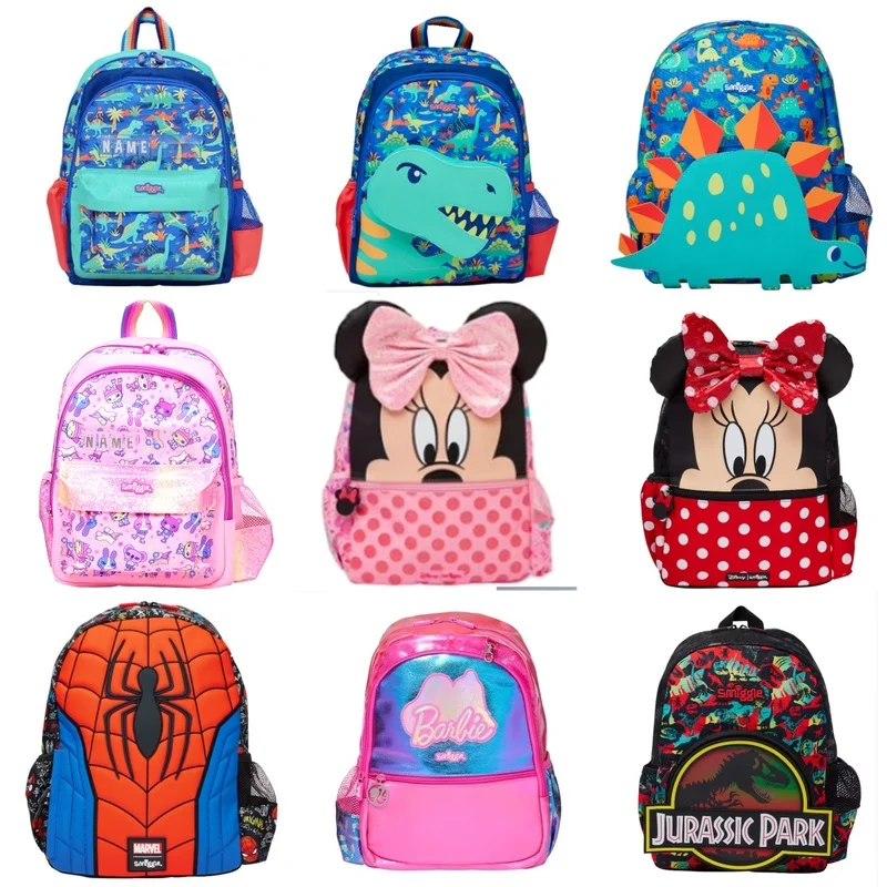 New Hot Genuine Australia Smiggle Children Student School Bag Outgoing Backpack Student Double Shoulder Backpack Student Supplie