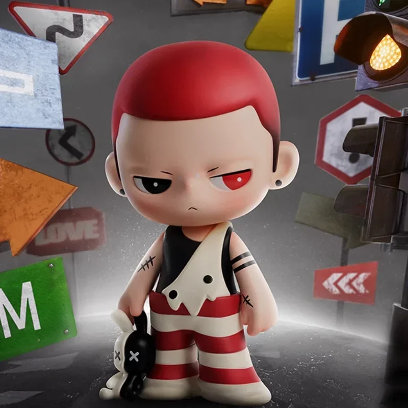 Pop Mart KUBO City of Sunset Series Oryginalne Blind Box Figurki Niespodzianki Dekoracje Ozdoby Modelki na Biurko Prezent dla Dziewczyn