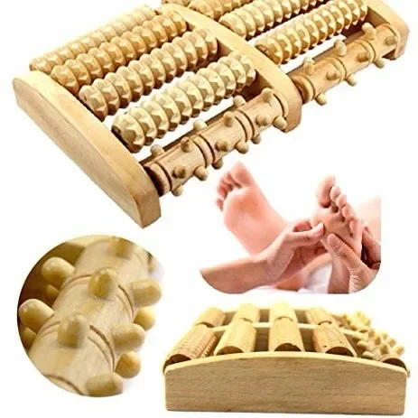 

2025 Wooden Foot Roller Wood Care Massage Reflexology Muscle Relax Relief Massager Spa Gift Anti Cellulite Foot Massager Care To