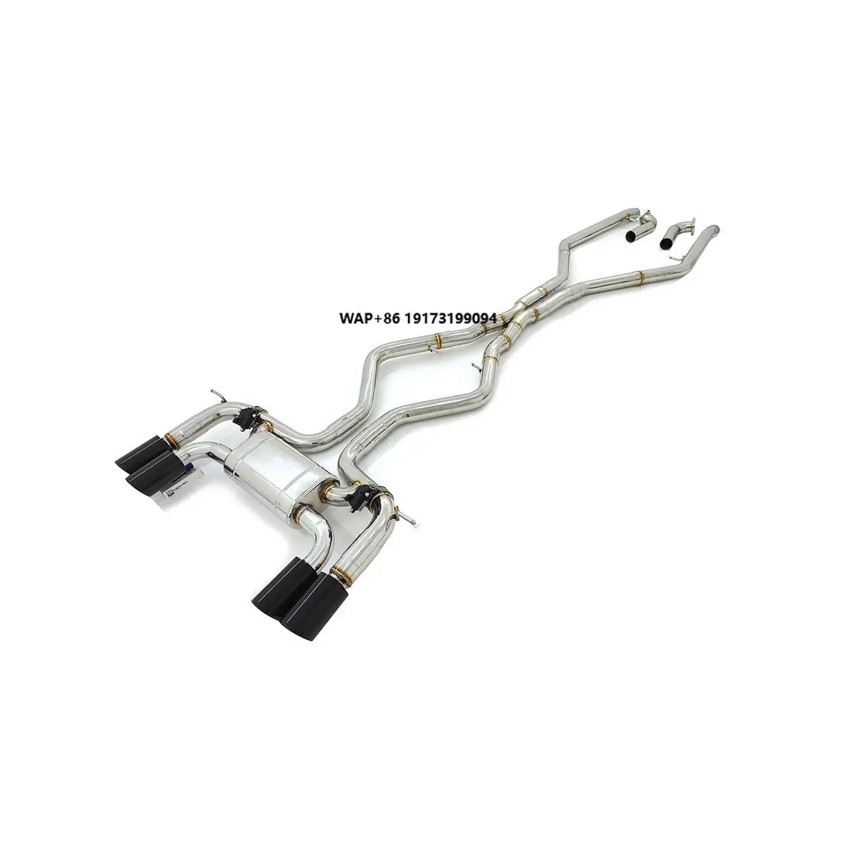 

Car Valvetronic Exhaust System Pipe for bmw-X5 X6 F15 F16 N63 N55 2.0T/3.0T Catback Valved Muffler SS 304 Stainless Steel