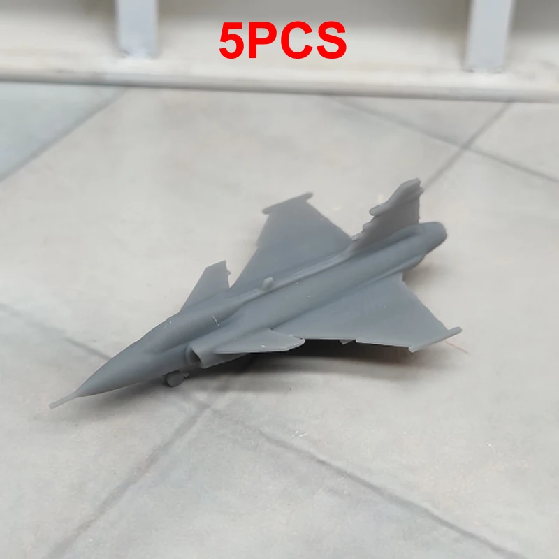 

5 шт., имитация JAS 39 Gripen, легкий многоцелевой истребитель, масштаб 1/700, 1/350, боевой самолет, полимерный самолет, диорама, аксессуар