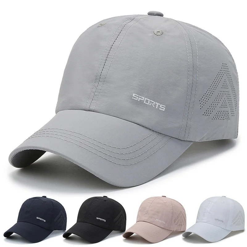 New Baseball Cap Spring And Summe Thin Fast Drying Breathable Mesh Hat Summer Outdoor Sports Sun Protection Visor