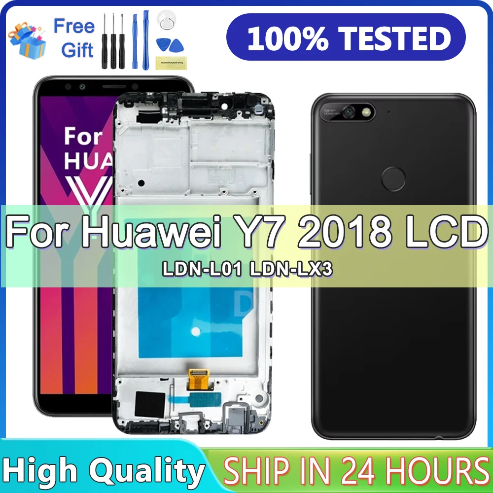 

5.99'' Display For Huawei Y7 2018 LCD Display Touch Screen For Huawei Y7 Pro 2018 Display Y7 Prime 2018 Screen LDN-L01 LDN-L02