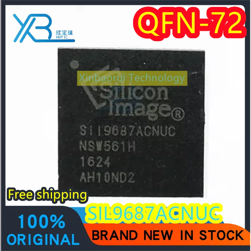

(2/10 pieces) SIL9687ACNUC SIi9687ACNUC SIi9687 Brand new original QFN76 LCD chip Electronics spot Free shipping