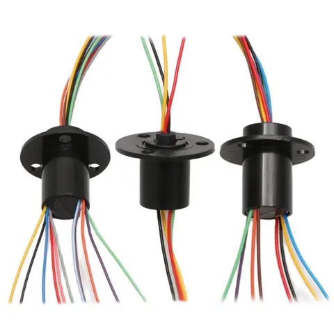 2/4/6/8/12/18 Channel Micro Rotate Slip Ring 2A Diameter 12.5mm for RC Excavator Model DIY PTZ Gimbal Electric Collector Rings