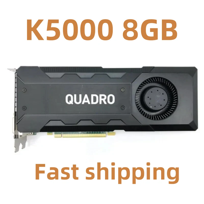 

1 шт. оригинальная профессиональная видеокарта Quadro K5200 8 ГБ для 3D-моделирования и рендеринга 4K видеоклип высокого качества