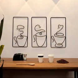 거실 벽 장식 그림, 레스토랑 배경 벽, 단조 다리미 그림, 걸이식 그림