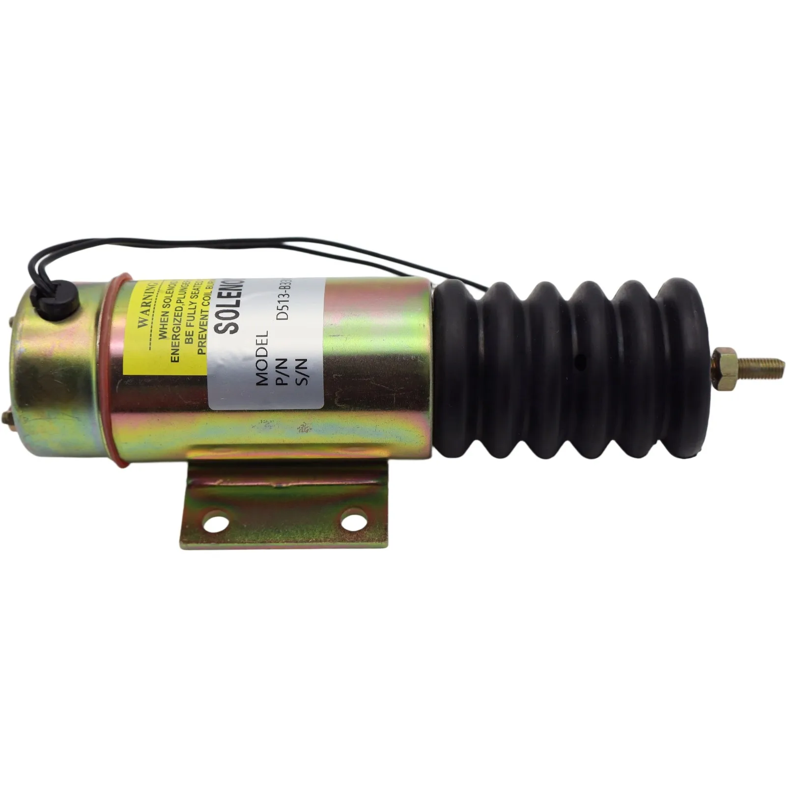 

24V Stop Solenoid Valve D513B33V24 For Trombetta Diesel Engine 2 Terminals