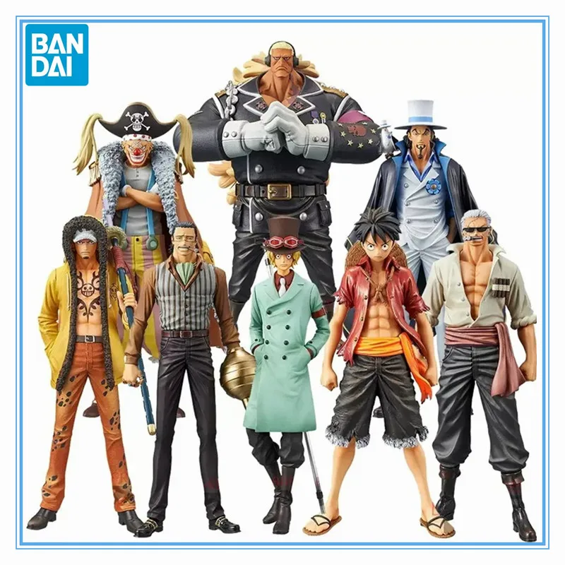 

Original Genuine ONE PIECE THE GRANDLINE MEN BANPRESTO DXF Luffy Roger Zoro Sabo Bandai Anime Model Action Figure Collection