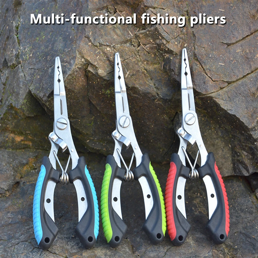 

Fishing Pliers Multifunctional Fishing Accessories Stainless Steel Lure Pliers Fishhook Fish Mouth Pliers Fishing Accessories