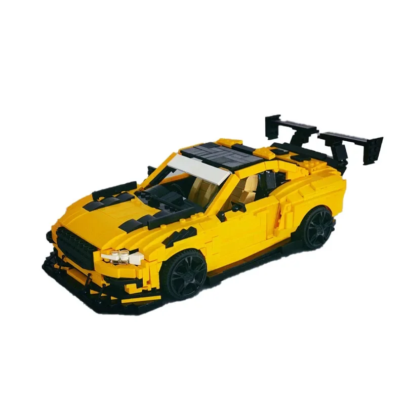 

MOC-38065 Yellow Polestar 1 K.S.Edition, спортивный автомобиль, сборка, моделирование, детали 1402parts, детский подарок на день рождения