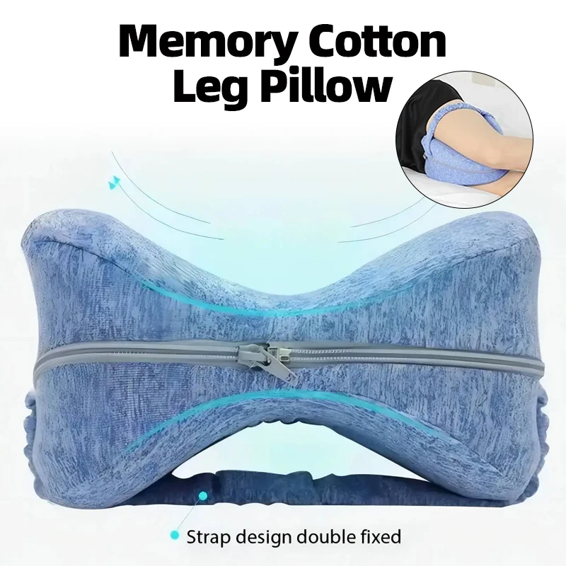 

Leg Pillow Body Thigh Leg Pad Memory Orthopedic Sleeping Cotton Sciatica Back Hip Joint Pain Relief Home Foam Cushion