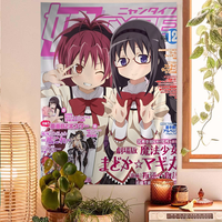 Puella Magi Madoka Magica Classic Movie Hippie Wall Hanging Tapestries for Living Room Home Dorm Decor Kawaii Room Decor