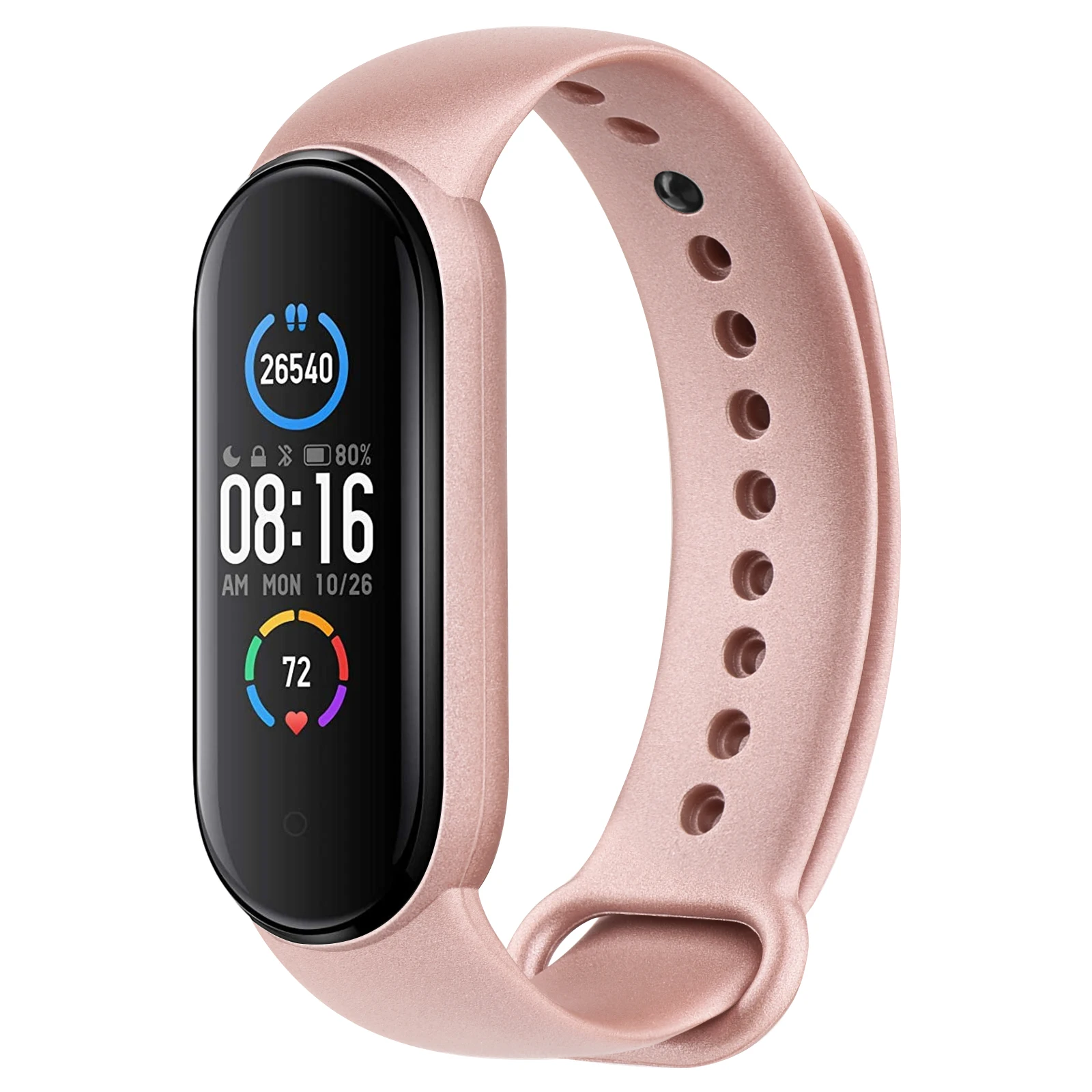 Elegant Bling Strap Band For Xiaomi Mi Band 4 3 Silicone Anti-sweat Replacement Wristband For Xiaomi Mi Band 5 6 Sport Bracelet
