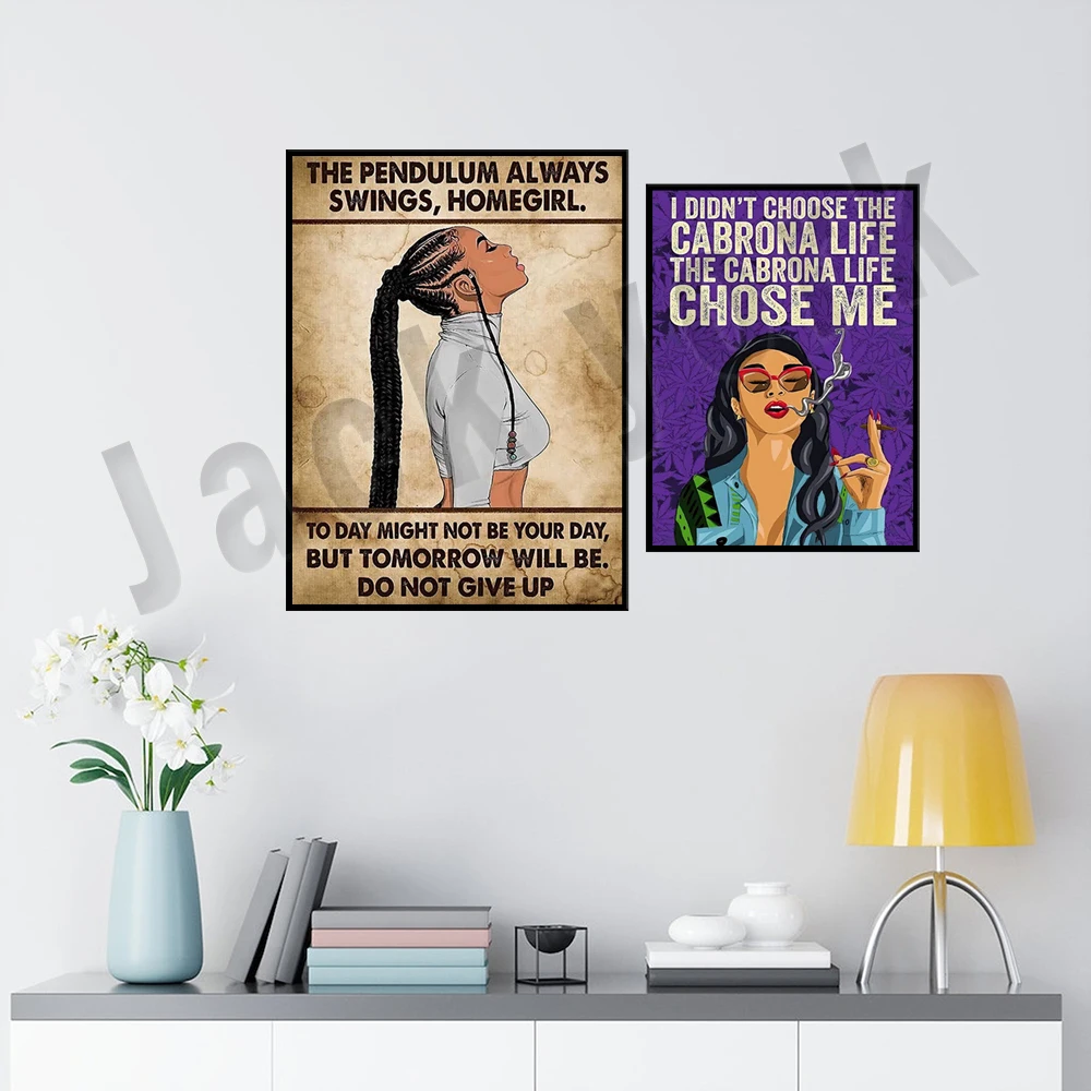 Latin poster, Latin woman poster, The pendulum keeps swinging, I have no choice, Life poster, Vintage wall art deco poster