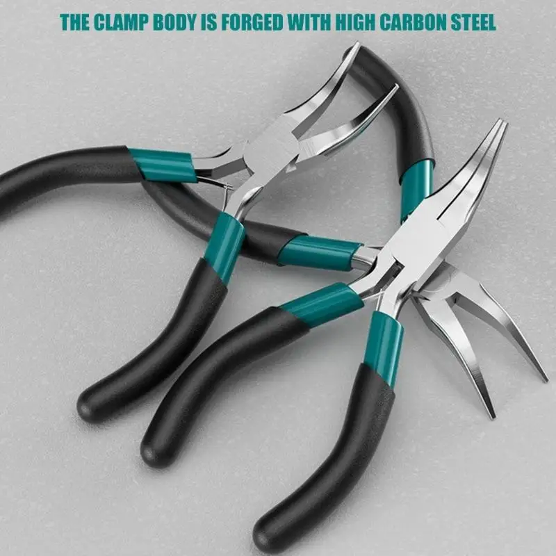 652F Fine Tip Pliers for Detailed Repair, Long Narrow Serrated Gripping Ends Help Hold and Position Small Components for Jewelry