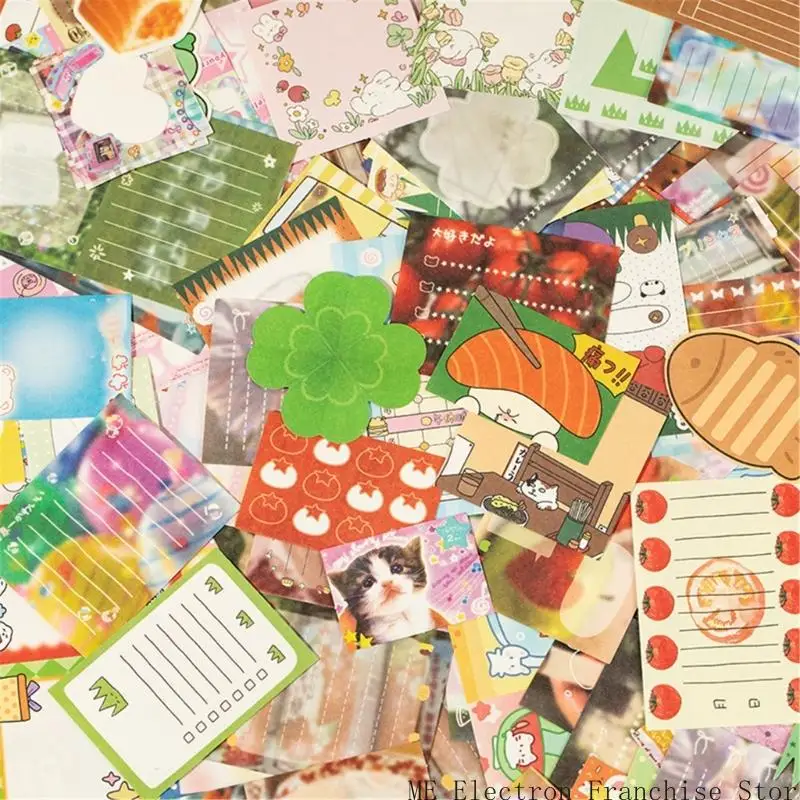 T5EA Cartoon Doodling Note Paper 200 листов примечание Memo Pad ScrapBooking Decorment Paper для скрапбукинга.