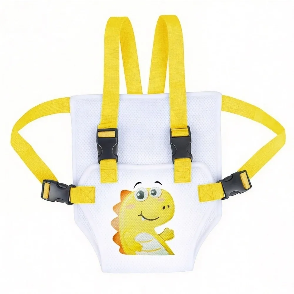 Cartoon Baby Dining Chair Strap Breathable Lightweight Baby Feeding Harness Easy to Carry with Mesh Design Safety Seat Strap