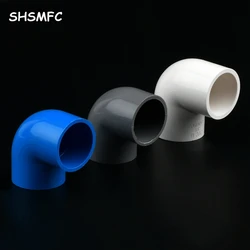 1~2pcs 20~63mm PVC 90 Degree Elbow Connector Aquarium Fish Tank DIY Tools Garden Irrigation Water Pipe Connectors Adapter