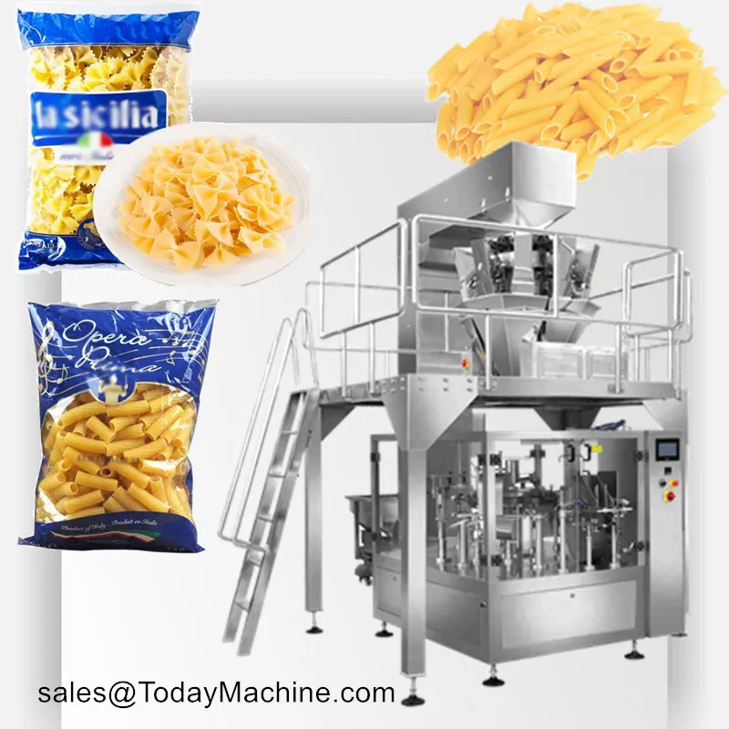 Multi-Function Full Automatic Candy Banana Chips Snack Grain Cat Food Premade Bag Zip Lock Bag Packaging Machine