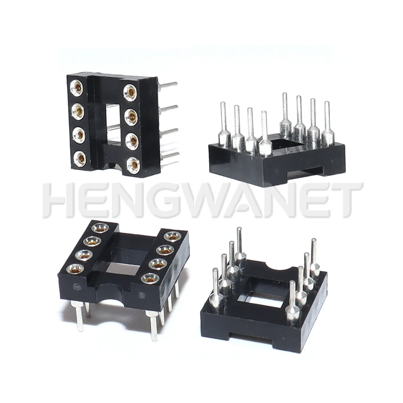20pcs/lot New Original DIP-8 Round IC Socket 8 PIN 8PIN 8P Round Hole DIP IC Sockets Adaptor Solder Type
