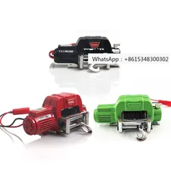 TRX4 KM2 Generation 1:10 Simulation Climbing Car Electric Winch WARN Mini Electric Control Metal Winch Machine