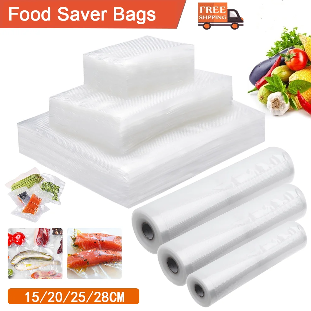Vakuumierbeutel für Lebensmittel, Verpackungsbeutel für Vakuumiergeräte, Fleisch, Obst, Gemüse, Sous-Vide-Garbeutel, Lebensmittel-Aufbewahrungsbeutel