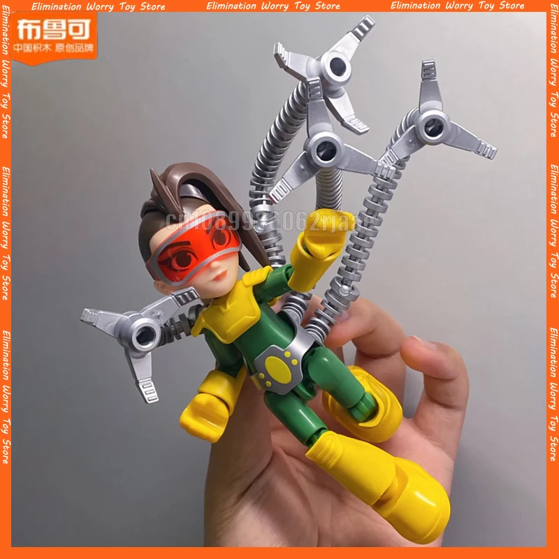 BLOKEES Marvel Legends Doutor Polvo Figura Spidey e seus incríveis amigos Versão mágica Doutor Polvo Brinquedo Presente para crianças em estoque