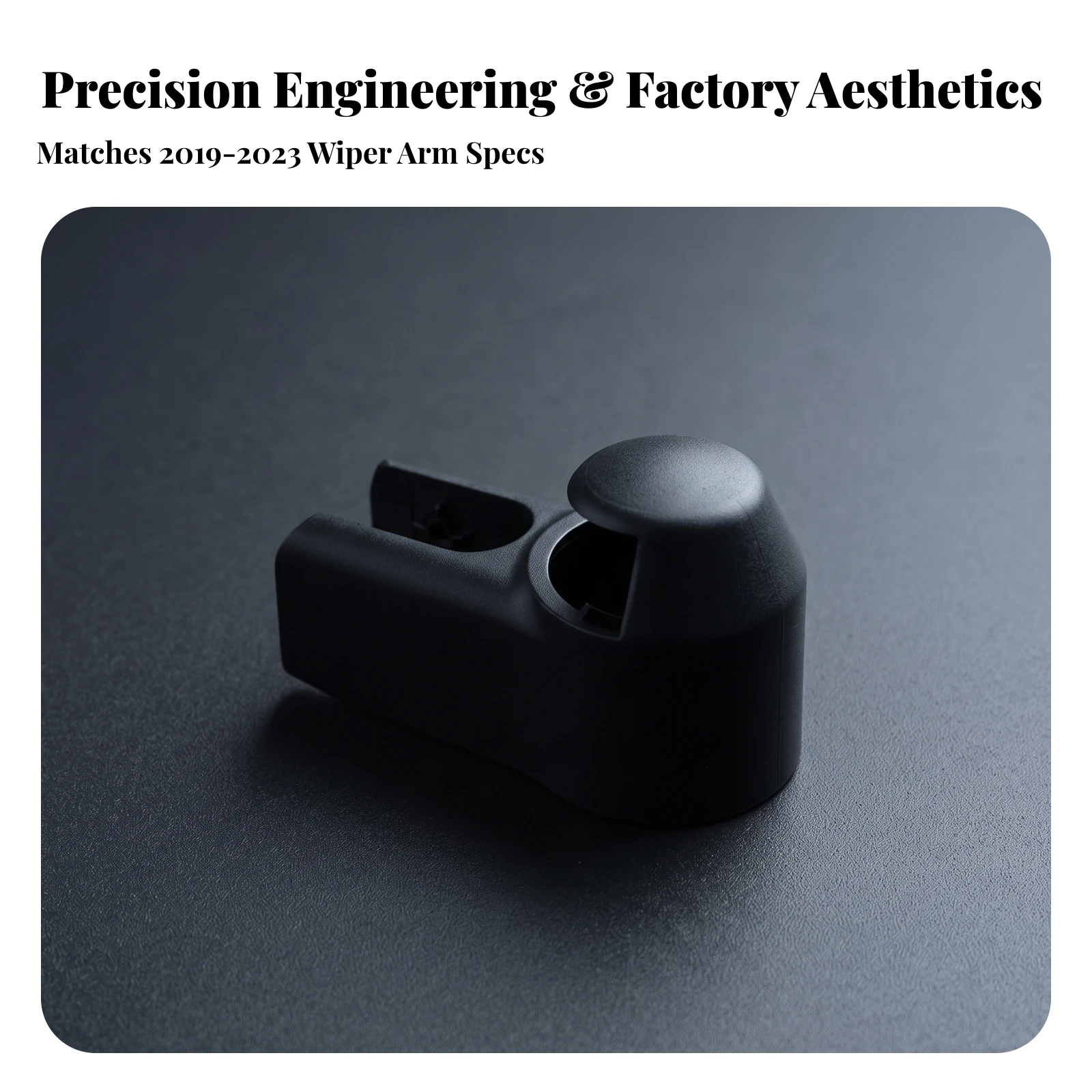 Rear Windshield Wiper Arm Bolt Cover Robust Rear Windshield Wiper Arm Cover Cap Hardware Click-on Shielding for Car Owners
