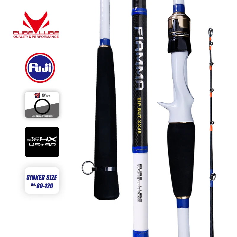 PURELURE Sea 7ft 8ft 9ft Silver Croaker Boat Rod 30-50 #   80-120 #   Sinkers Fuji Ring specjalizuje się w okolicach Morza Śródziemnego i Offshore