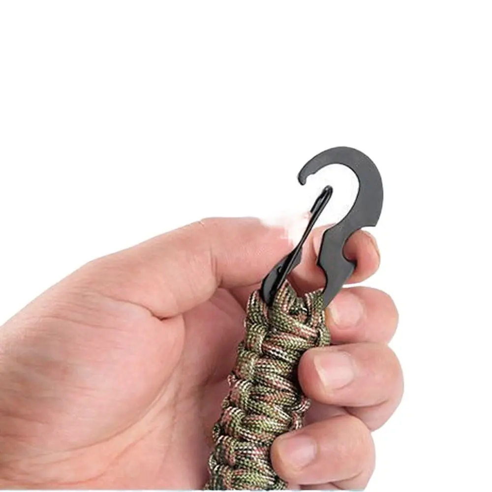 

Rope Keychain Carabiner Hook Cord Hiking Climb Keychain Bottle Opener Keyring Bottle Opener Key Chain Umbrella Rope Keychain