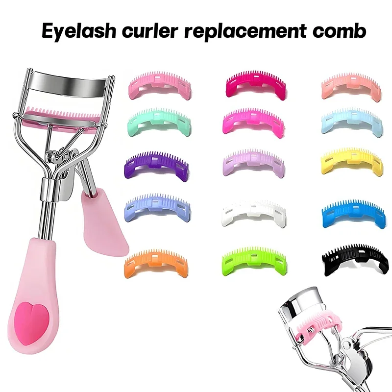 แผ่นรองเปลี่ยนสำหรับที่ดัดขนตา 20 ชิ้น อุปกรณ์แต่งขนตา ที่ดัดขนตาแบบหวี สำหรับผู้หญิง