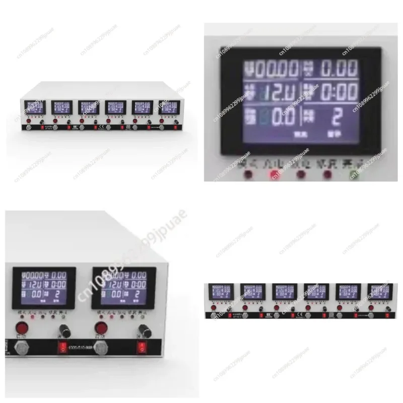 6 Channel Battery Charge Discharge Tester Lithium Lead Acid Battery Capacity Testing Repair Machine