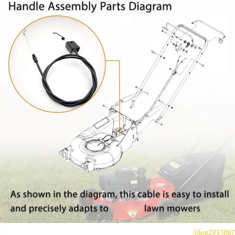 Effective Area Line For Business Mowers 1160905 Model Metal Frame For Added Durability 831F