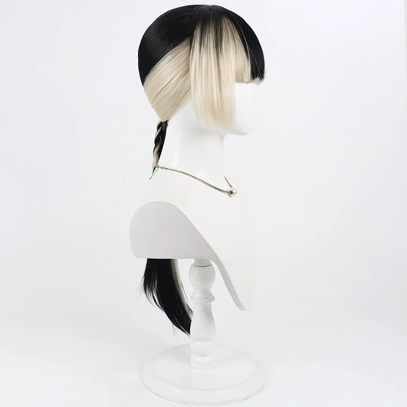 Juufuutei Raden Cosplay Wig Integrated Updo Hair Natural Scalp Finish for Traditional Art Stream Cultural Festival