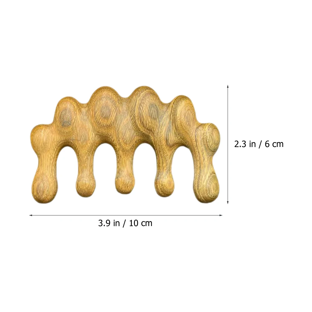 

Meridian Massage Comb Scalp Hair Massager Acupoint Wide-tooth Sandalwood Tool Man