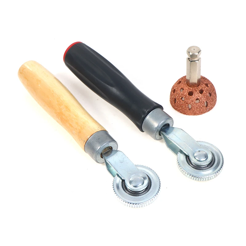 42mm Tire Repair Patch Tools Kit Tire Patch Roller With Tire Wheel Repair Grinding Head Buffing Wheel For Air Tire Buffer