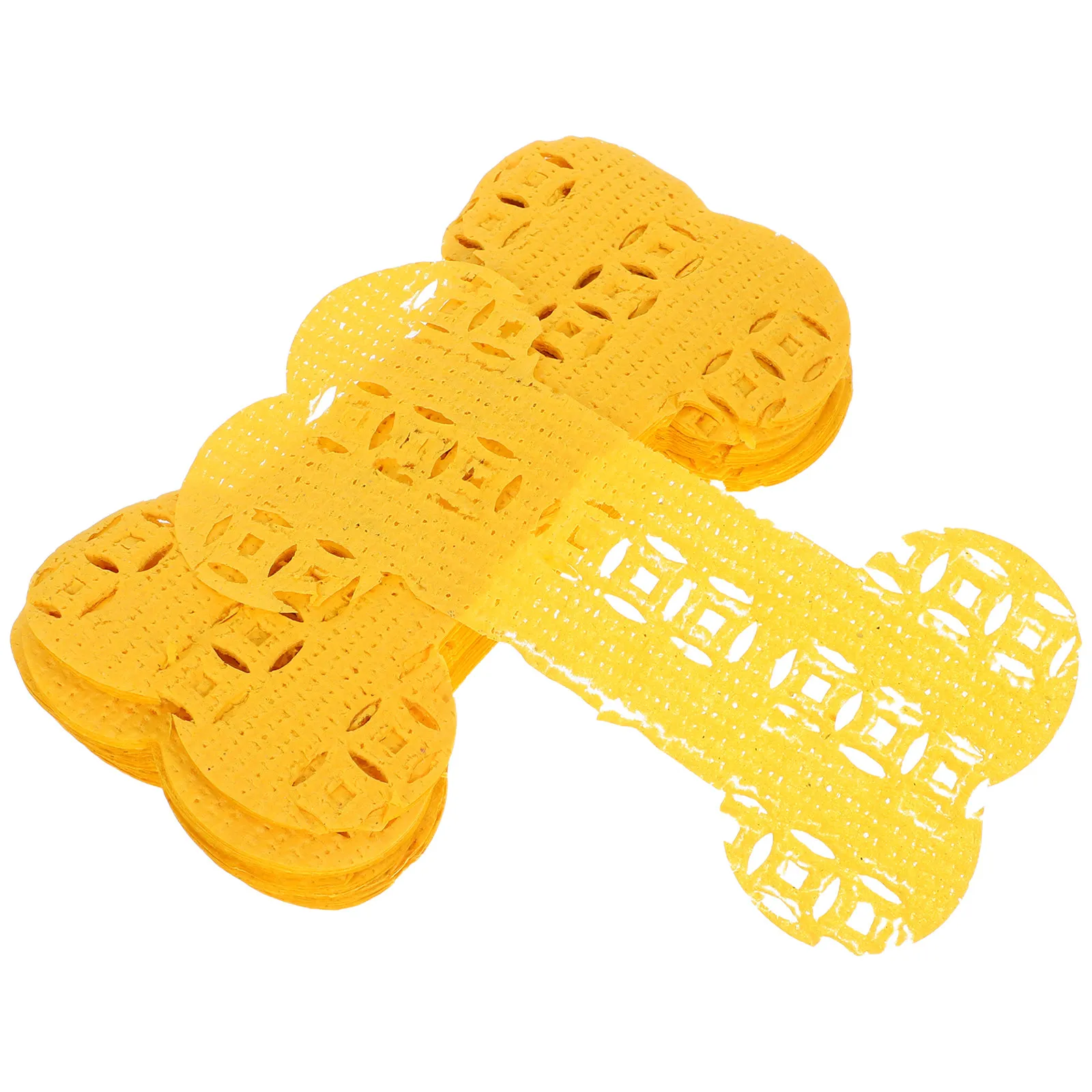 45Pcs Pet Farewell Essentials Traditional Yellow Ancestor Paper for Pet Burial Cremation Ceremony Memorial Tribute Worship