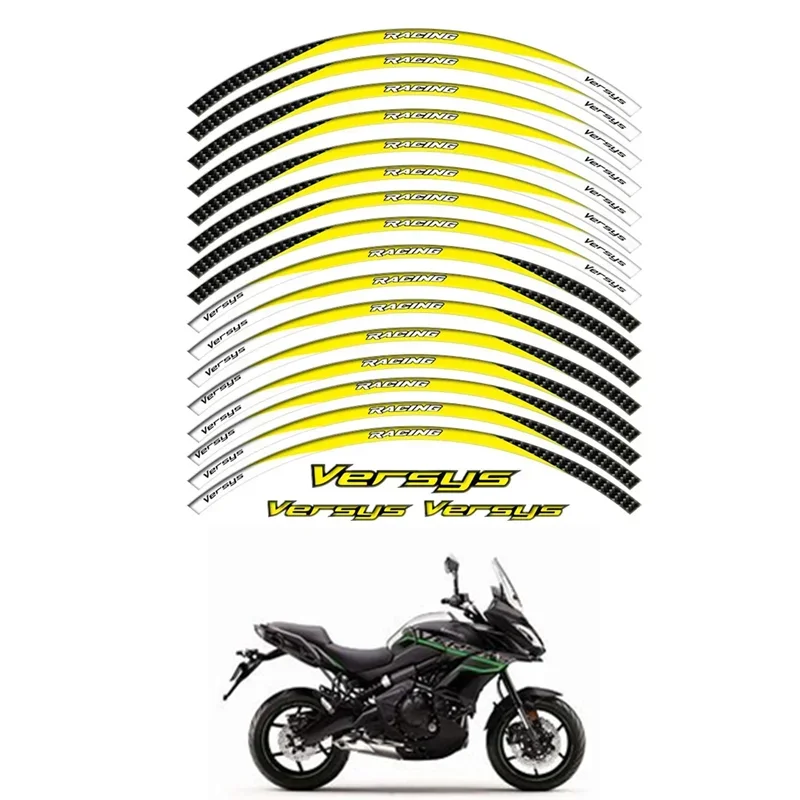 

ДЛЯ KAWASAKI VERSYS 650 1000X300 300 детали мотоцикла контурное украшение на колесо наклейка-2